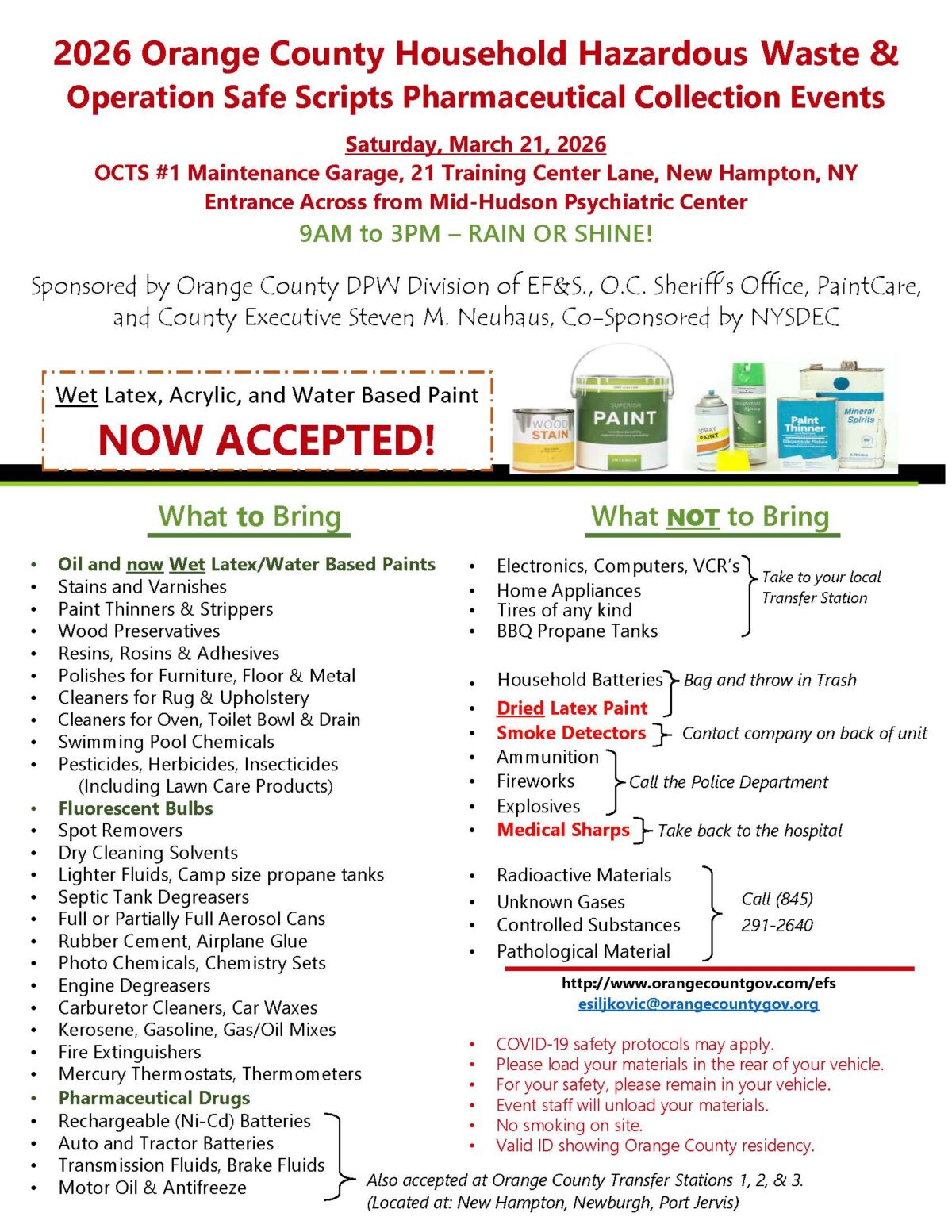 2026 Orange County Household Hazardous Waste & Operation Safe Scripts ...